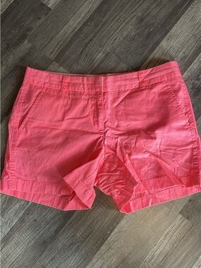 J. Crew Coral Pink Chino Bermuda Shorts